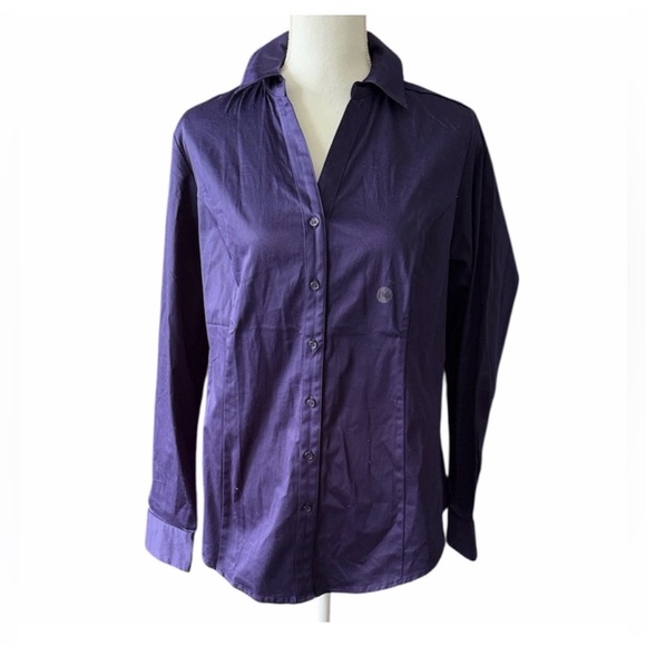 Lane Bryant Tops - Lane Bryant NWT Women's Purple Button-Up Shirt size 16
